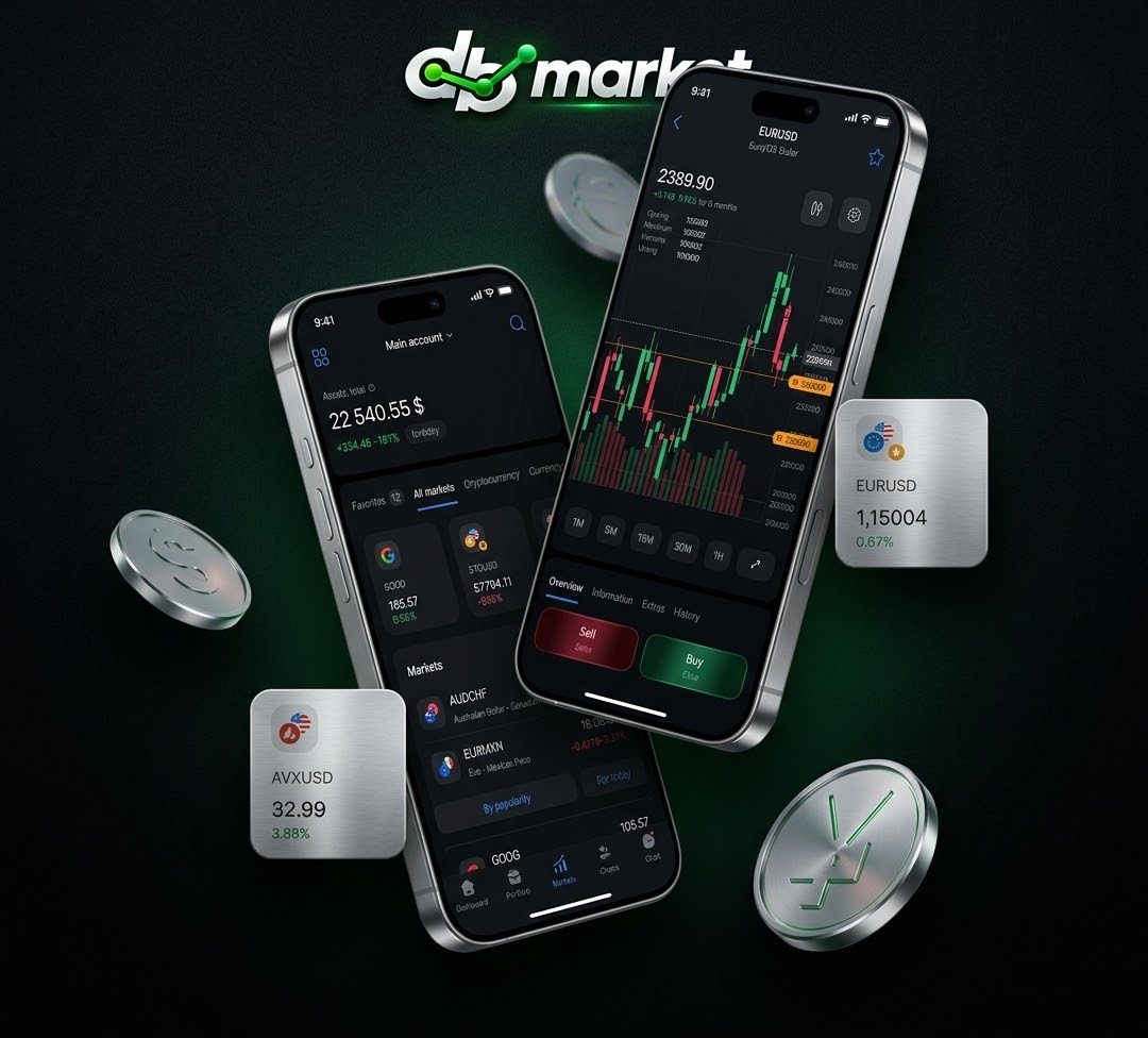 DB Market mobile trading apps